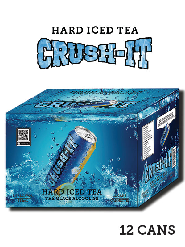 CRUSH-IT HARD ICED TEA 12 PACK