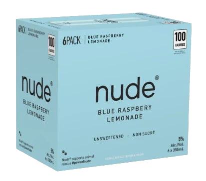 Nude Blue Raspberry Lemon 6pk