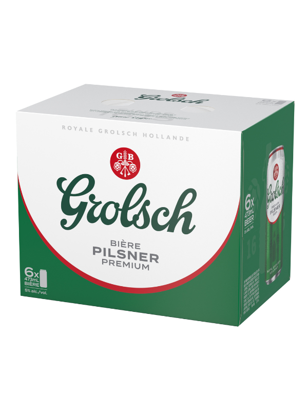 GROLSCH 6X473ML CANS 5.00%