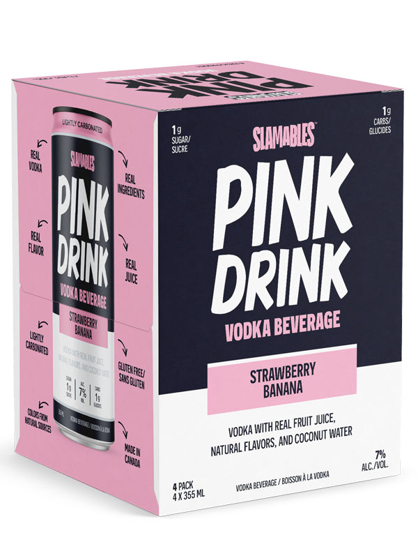 SLAMABLES PINK DRINK 4PK
