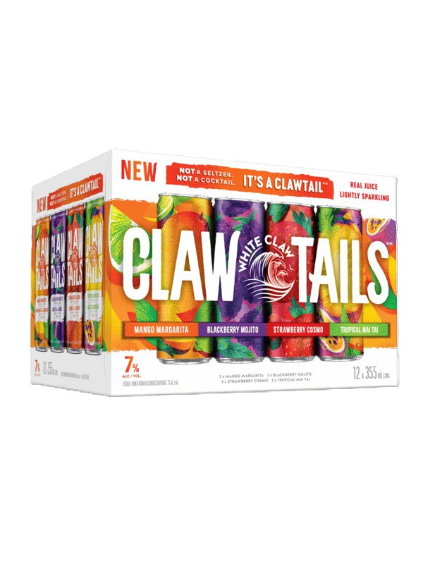 WHITE CLAW CLAWTAILS VARIETY 12 PACK