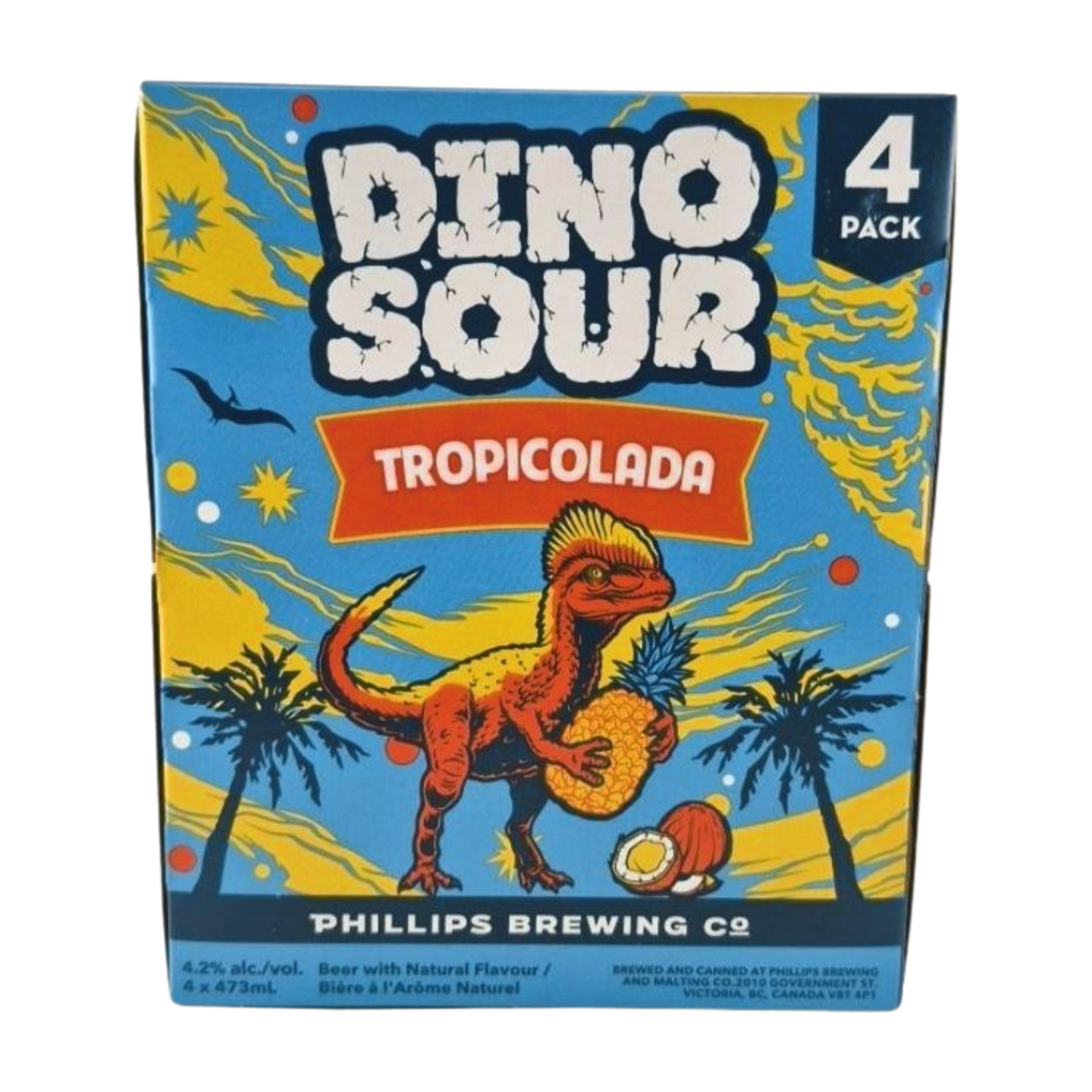 PHILLIPS DINOSOUR TROPICOLADA 4PK