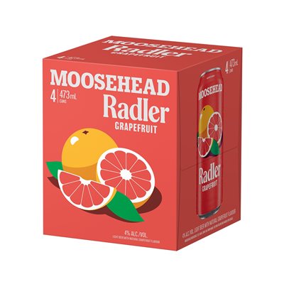 MOOSEHEAD RADLER GRAPEFRUIT 4PK (473ML)