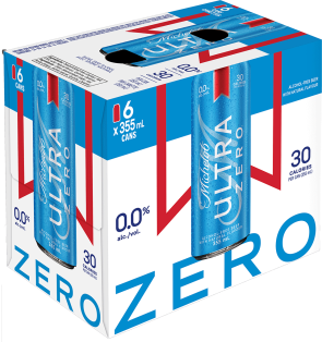MICHELOB ULTRA 0.0  355ML 6UC CAN SLEEK