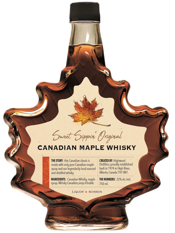 SWEET SIPPIN CANADIAN MAPLE WHISKY 750ML