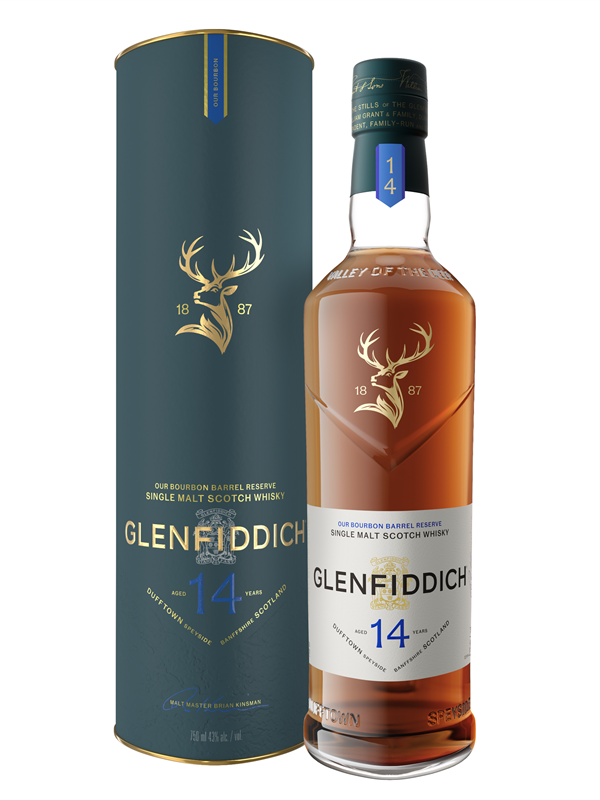 GLENFIDDICH 14YO BOURBON BARREL RESERVE 750ML