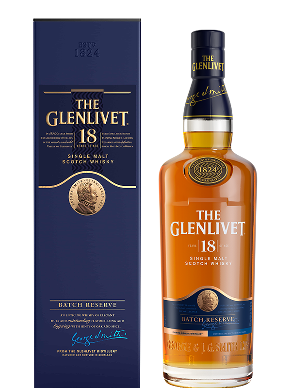 THE GLENLIVET 18YO SINGLE MALT 750ml