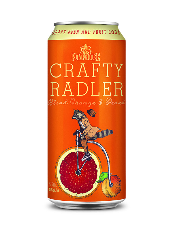 PUMP HOUSE BLOOD ORANGE&PEACH CRAFTY RAD 473ml