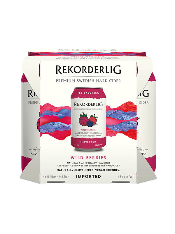REKORDERLIG WILD BERRIES HARD CIDER 4PK