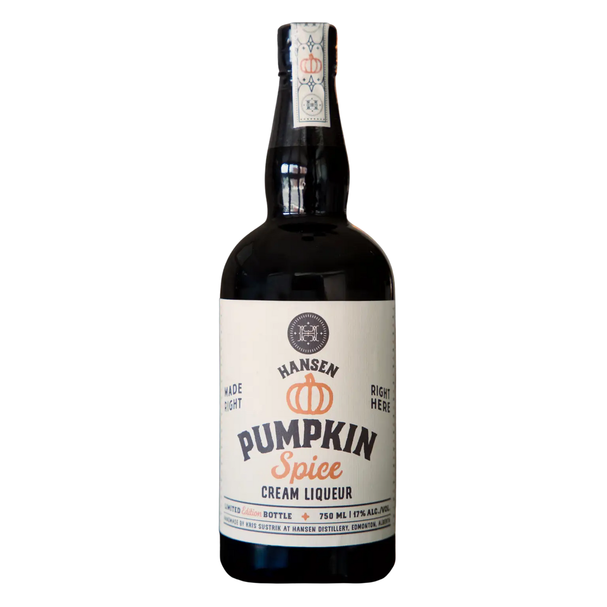 HANSEN PUMPKIN SPICE CREAM LIQUEUR 750ML