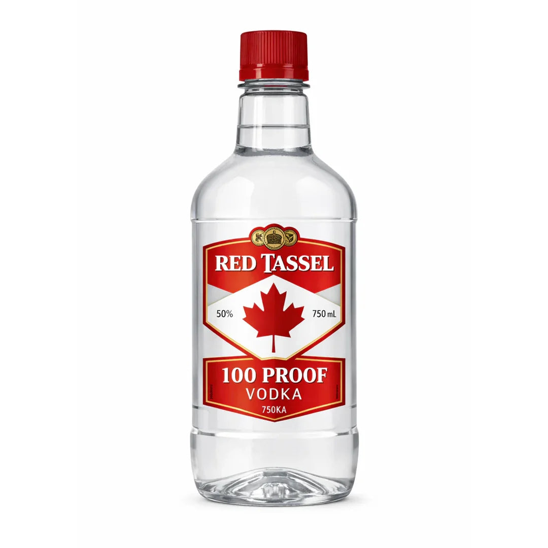 RED TASSEL OVERPROOF CANADIAN VODKA 50% ABV