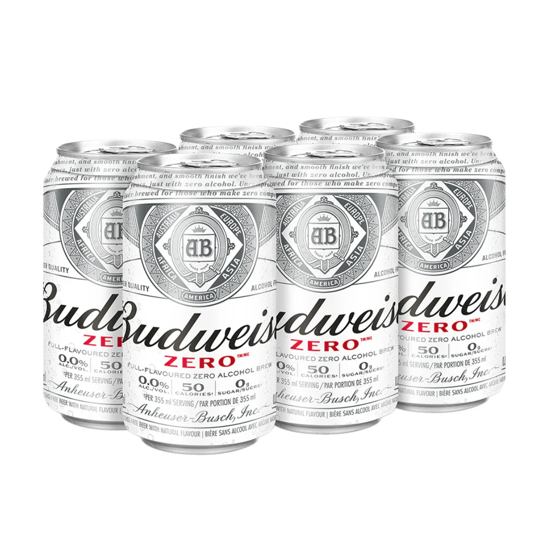 BUDWEISER ZERO 6 CAN