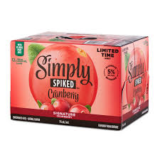SIMPLY SPIKED CRAN NM 355ML 12UC CAN SLK