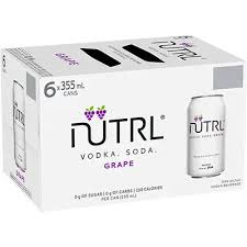 NUTRL SODA GRAPE 6PK