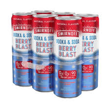 SMIRNOFF VODKA & SODA BERRY BLAST (6PK)
