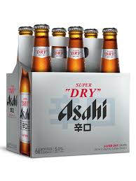 ASAHI SUPER DRY (BOTTLES) 6PK