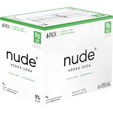 NUDE VODKA SODA CLASSIC LIME 6PK