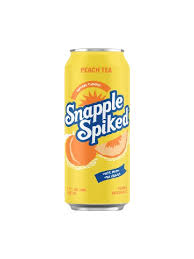 SNAPPLE SPIKED TEA PEACH 458ML DOM