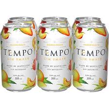 TEMPO GIN SMASH MANGO PEACH 6PK
