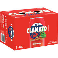 MOTTS CLAMATO CAESAR EXTRA SPICY 6PK