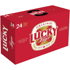 LUCKY LAGER 355ML 24UC CAN