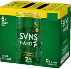 SVNS HARD 7UP LEMONADE 6X355ML