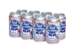 PABST BLUE 8 CANS