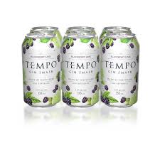 TEMPO GIN SMASH BLACKBERRY LIME 6X355ML