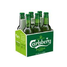 CARLSBERG PILSNER 6X330ML BOTTLE LOPRO