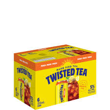 TWISTED TEA PEACH 6 CANS