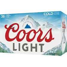 COORS LIGHT 36 CAN