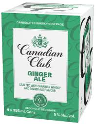 CANADIAN CLUB & GINGER ALE 4PK