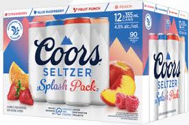 COORS SELTZER SPLASH 12 CANS