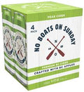 NO BOATS ON SUNDAY PEAR CIDER 4PK