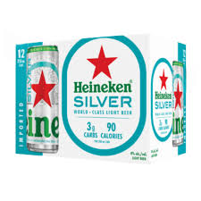 HEINEKEN SILVER 12 CANS