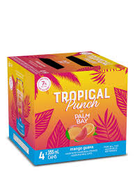 PALM BAY MANGO GUAVA RUM TROPICAL PUNCH 4PK