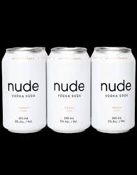 NUDE VODKA SODA PEACH 6PK